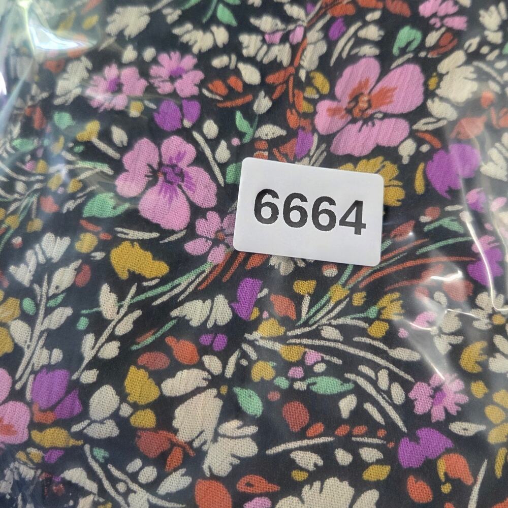 Democracy Small Baby Doll Tunic Floral Mini Dress with Pockets - Picture 11 of 11